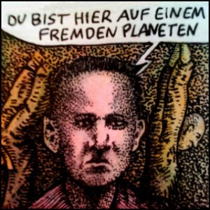 HIMMELREICH HIRN: Rudolf Höß (Zeichnung: urian)