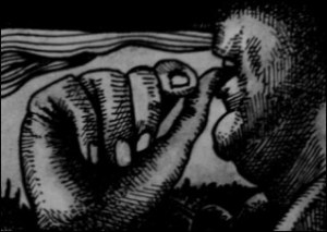 Himmlers Ende (Zeichnung: urian)