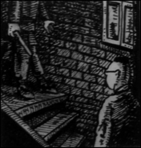 Himmlers Ende (Zeichnung: urian)