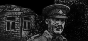 Himmlers Ende (Zeichnung: urian)