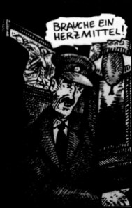 Himmlers Ende (Zeichnung: urian)