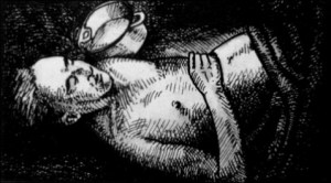 Himmlers Ende (Zeichnung: urian)