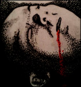 Himmlers Ende (Zeichnung: urian)