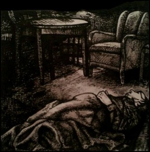 Himmlers Ende (Zeichnung: urian)