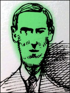 H. P. Lovecraft (Zeichnung: urian)