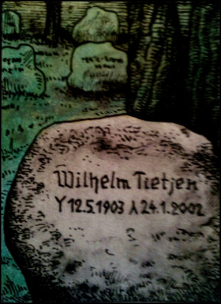 Grab eines Neuheiden (Zeichnung: urian)