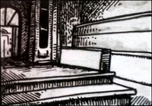 SS-Klinik Hohenlychen (Zeichnung: urian)