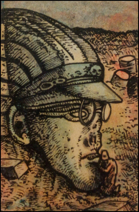 Himmler als Sphinx (Zeichnung: urian)