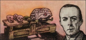 Bernadotte und die Weißen Busse (Zeichnung: urian)