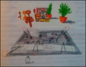 Entwürfe Am Sande 1994 (Zeichnung: urian)