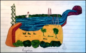 Entwürfe Am Sande 1994 (Zeichnung: urian)