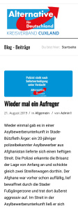 screenshot AfD Cuxland