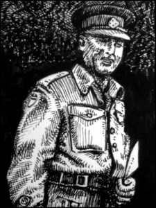 Company Sergeant Major Edwin Austin (Zeichnung: urian)