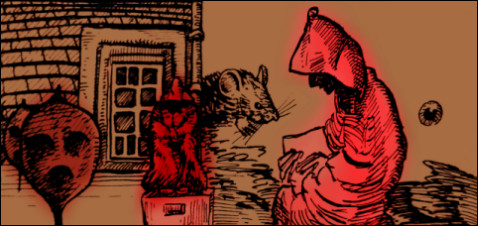 Mönch Albert (Zeichnung: urian)