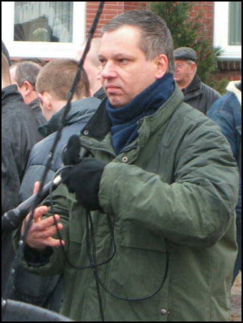 Christian Worch in Stade März 2006 (Foto: urian)