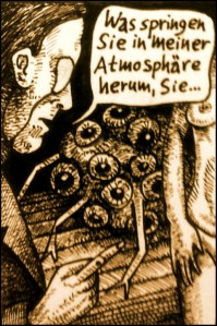 Carl Einstein: Bebuquin (Zeichnung: urian)