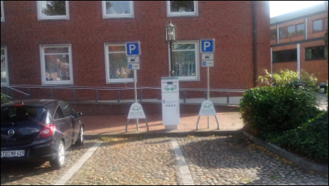 E-Auto-Ladestelle Am Sande Stade (Foto: urian)