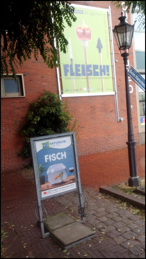 Hinter dem Schwedenspeicher Stade: Fleisch und Fisch (Foto: urian)