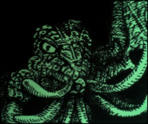 H. P. Lovecraft, Cthulhu (Zeichnung: urian)