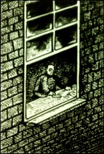 H. P. Lovecraft, Haunter of the Dark (Zeichnung: urian)