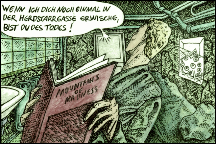 H. P. Lovecraft, At the Mountains of Madness (Zeichnung: urian)