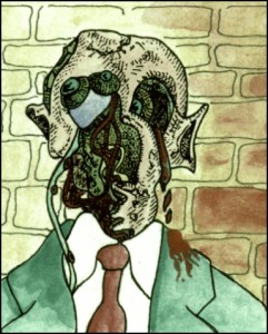 H. P. Lovecraft (Zeichnung: urian)