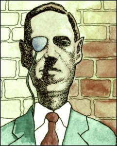 H. P. Lovecraft (Zeichnung: urian)