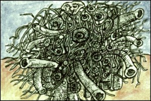 Lovecraft, Dunwich Horror (Zeichnung: urian)