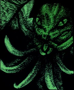 H. P. Lovecraft, Cthulhu (Zeichnung: urian)