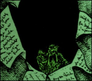 H. P. Lovecraft, Cthulhu (Zeichnung: urian)