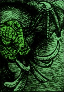 H. P. Lovecraft, Cthulhu (Zeichnung: urian)