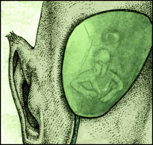 H. P. Lovecraft (Zeichnung: urian)