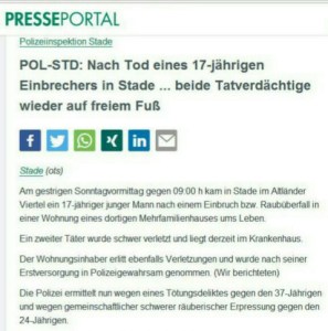 screenshot Polizeipressestelle