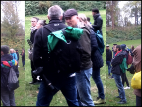 Ralf Poppe auf der Demonstration in Stade am 12. Oktober 2019 (Foto: urian)