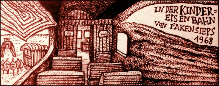 Kindheitseisenbahn (Zeichnung: urian)