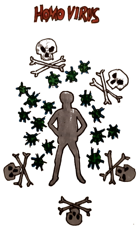 Homo Virus (Zeichnung: urian)