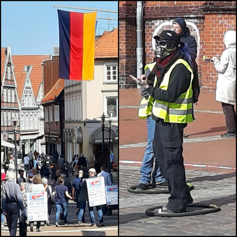 Aufstand gegen Corona in Stade (Foto: urian)