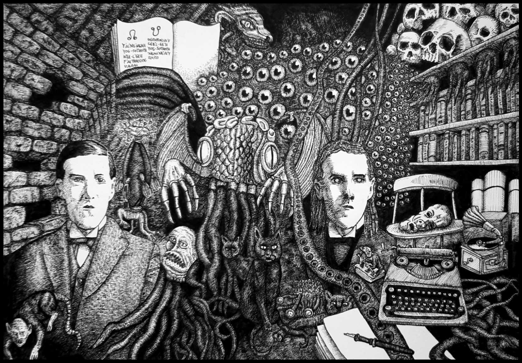 H. P. Lovecraft: Cthulhu fthagn (Zeichnung: urian)
