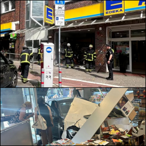 Unfallfotos aus den Zeitungen