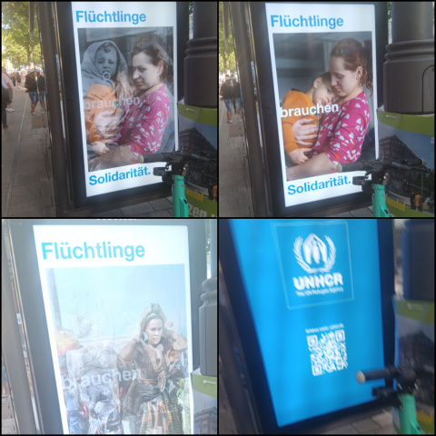 Werbetafel Hamburg Mönckebergstraße (Fotos: urian)