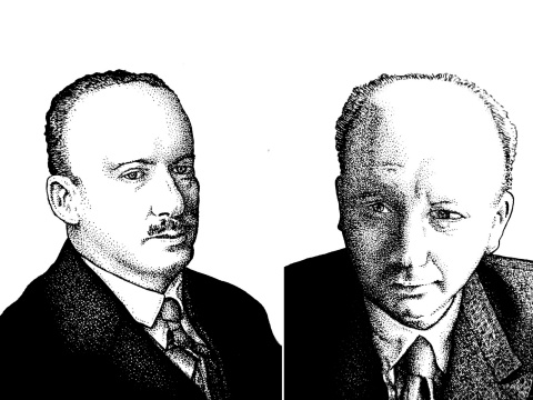 Hans und Oskar Gerson (Zeichnungen: urian)