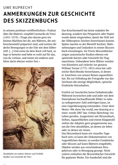 Sketchbook Buch Uwe Ruprecht
