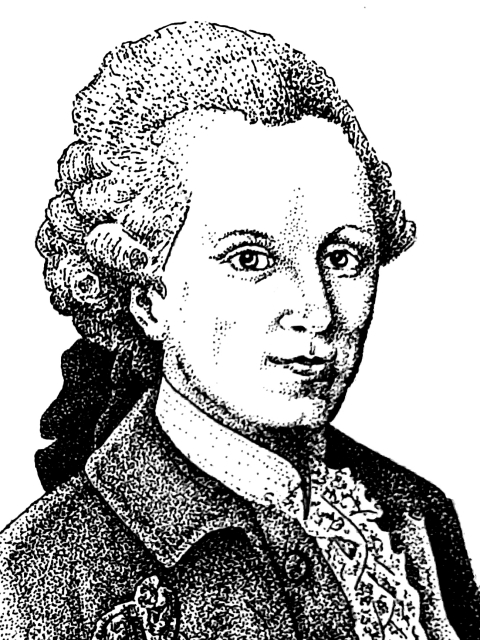 Gotthold Ephraim Lessing (Zeichnung: urian)