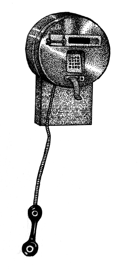 Telefonapparat (Zeichnung: urian)