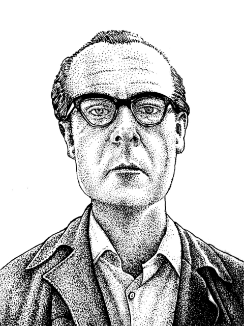 Arno Schmidt (Zeichnung: urian)