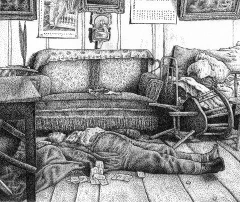 Mord in Chinatown (Zeichnung: urian)