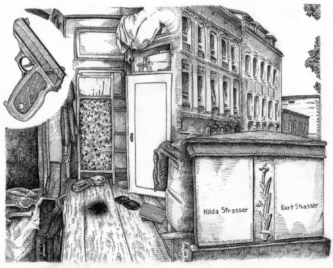 Fall David Strasser (Zeichnung: urian)