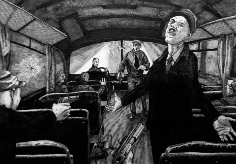 Mord an Ernst Henning (Zeichnung: urian)