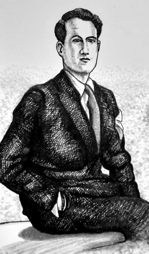 Maurice Sachs (Zeichnung: urian)