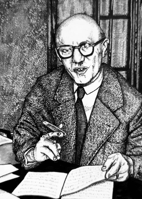 Friedrich Nieland (Zeichnung: urian)